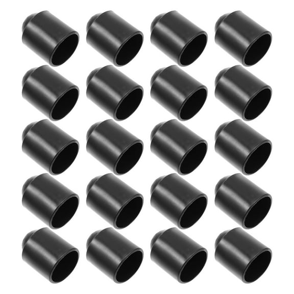 OUNONA 20-Pack Pool Cue Tip Protectors and End Caps Set, Snooker and Billiards Cue Rod Accessories for
