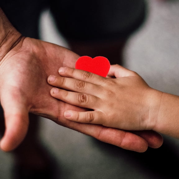 OUNONA 20 Pairs Small Heart Foam Balls Red Sponge Hearts for Illusion Performance Props and Stage Trick Appearing Sponge Hearts