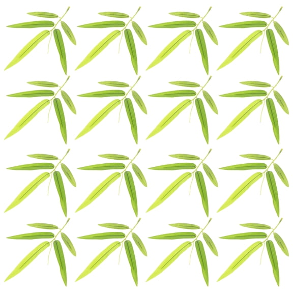 OUNONA Artificial Bamboo Leaves for Decoration High Simulation Fake Greenery Leaf Arrangement 20pcs