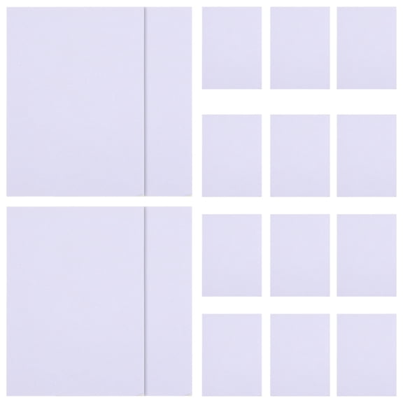 OUNONA  20 Pcs Bevel Cut Matting for Picture Frames Photo Backing Board