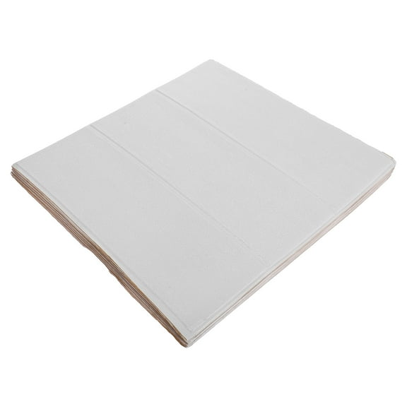 OUNONA  20 Pcs Brick Paper Peel and Stick Wallpaper Decoration Doll House White