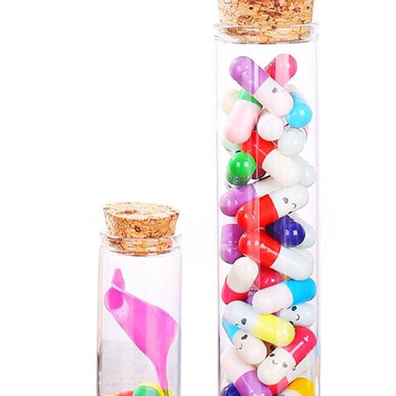 OUNONA 20 Pcs Containers Glass Bottle Tea Storage Jars Baby 3×4CM