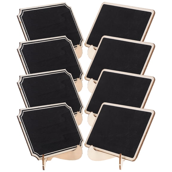 OUNONA 20 Pcs Desktop Whiteboard Writing Board Chalkboard 10X7.5X0.2CM