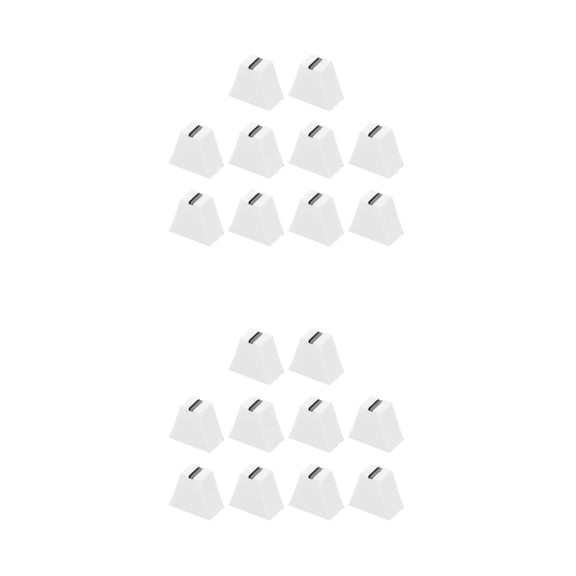 OUNONA HOMEMAXS 20 Pcs Knobs Replacement Caps for Sound Console Potentiometer Sliders Mixer Controller Parts