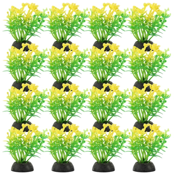 WEAVILUX 20Pcs Aquarium Accessories Plastic Tank Decorations for Fish Tank Accessories