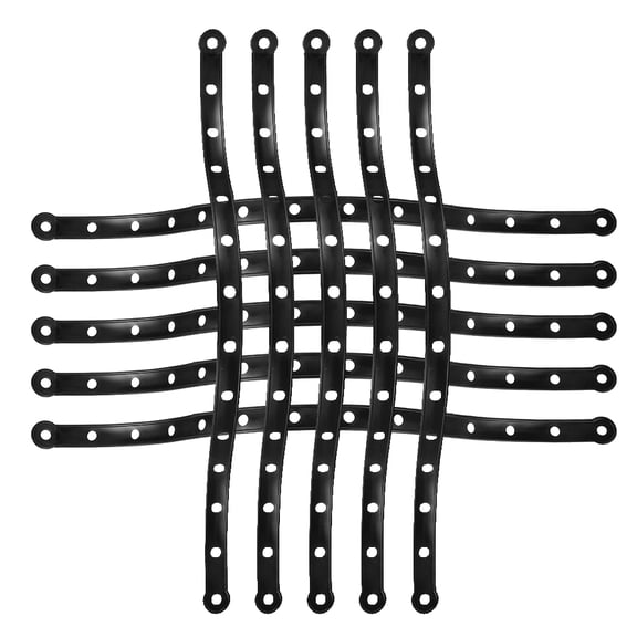 OUNONA  20 Pcs Hanger Connection Strip Rope Lanyard Portable Belt Lost Mobile Phone Black