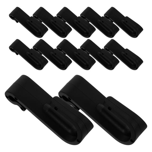 OUNONA  20 Pcs Hook Plastic Stylish Appearance Hooks Modern Design Individual