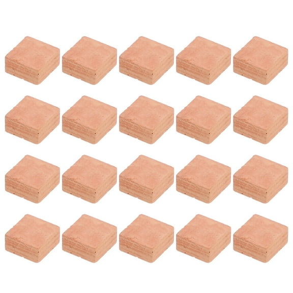 Tineasur Bricks Red Pottery Clay 20Pcs Micro Landscape
