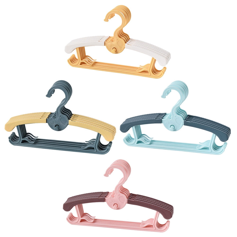 OUNONA  20 Pcs Newborn Infant Telescopic Hanger Firm Support Non-skid Material Child