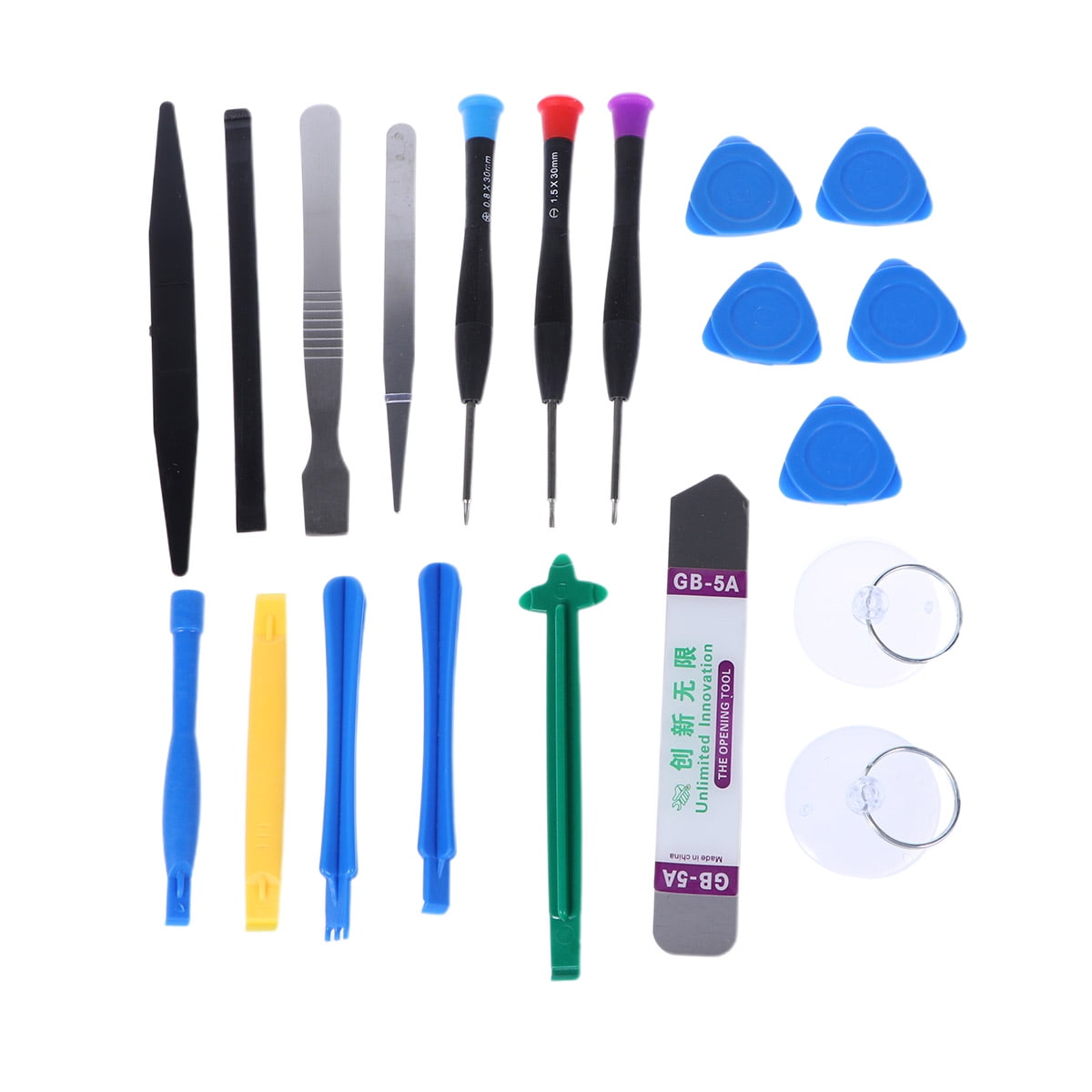 OUNONA  20 Pcs Phone Tool Kit Electronics Handling Screws Devices Repair