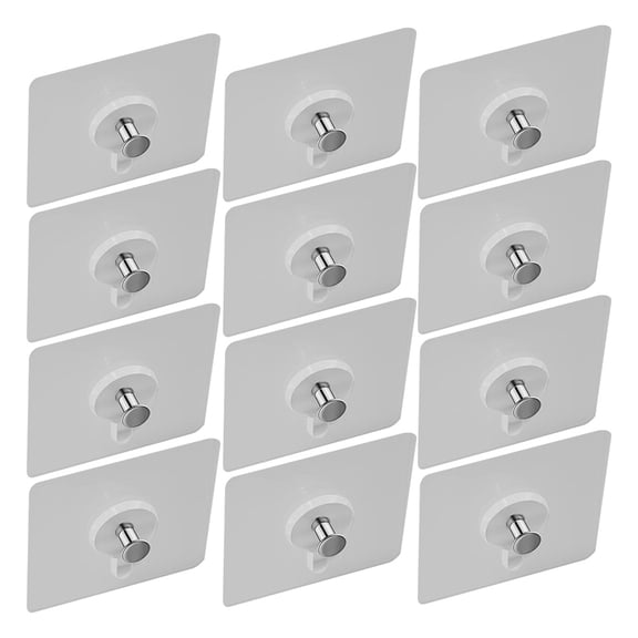 OUNONA  20 Pcs Photo Adhesive Wall Hooks for Hanging Pictures Frame Rack
