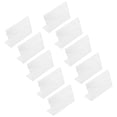 thumbnail image 1 of OUNONA  20 Pcs Price Tag Transparent Label Holder Labels Tabs Office, 1 of 8