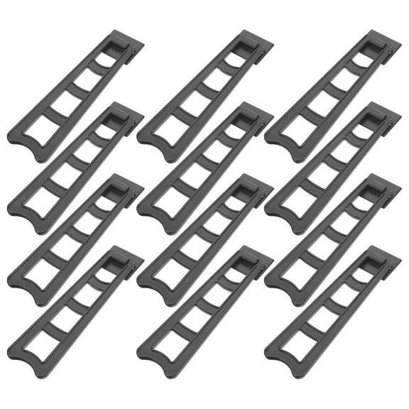 OUNONA  20 Pcs Simple Frame Stand Easel Board Back Holder Support Picture Black
