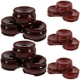 thumbnail image 1 of OUNONA 20 Pcs Stand Sphere Holder Crystal Ball Bottom 4X4CM Brown, 1 of 8