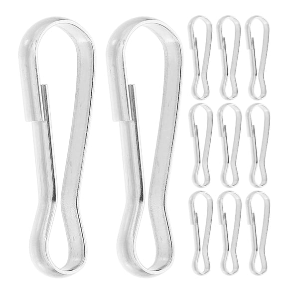 FOLOYORI Clip Replacement Hooks 20Pcs Stainless Steel Silver For Multipurpose Use