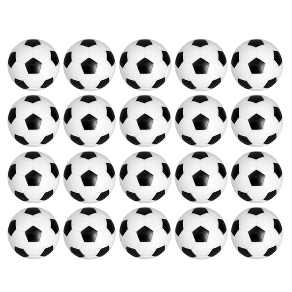 OUNONA Desk Soccer Game Balls Foosball Balls Resin 20Pcs for Fan Gear