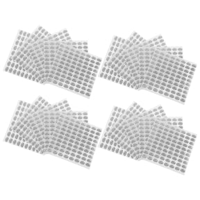 OUNONA 20Sheets Self Adhesive Qc Passed Stickers with One Time Use Feature Multi Color Quality Control Labels