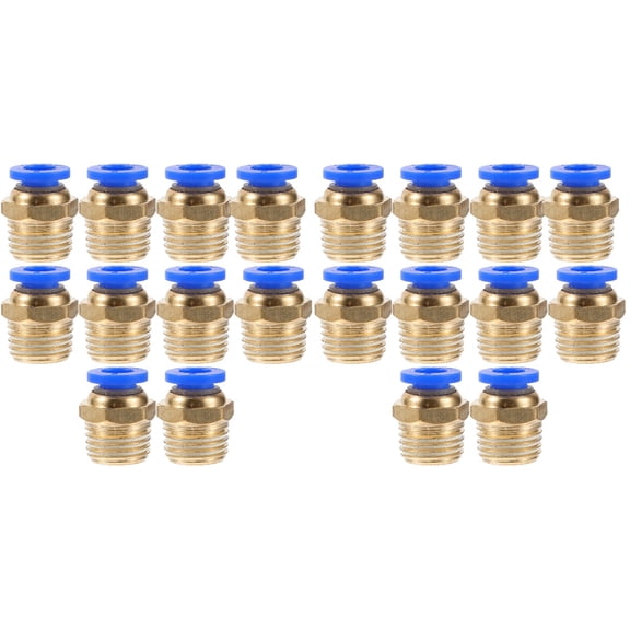 NUOLUX Golden ABS Copper  Air Hose Fittings Reliable Tight Connections
