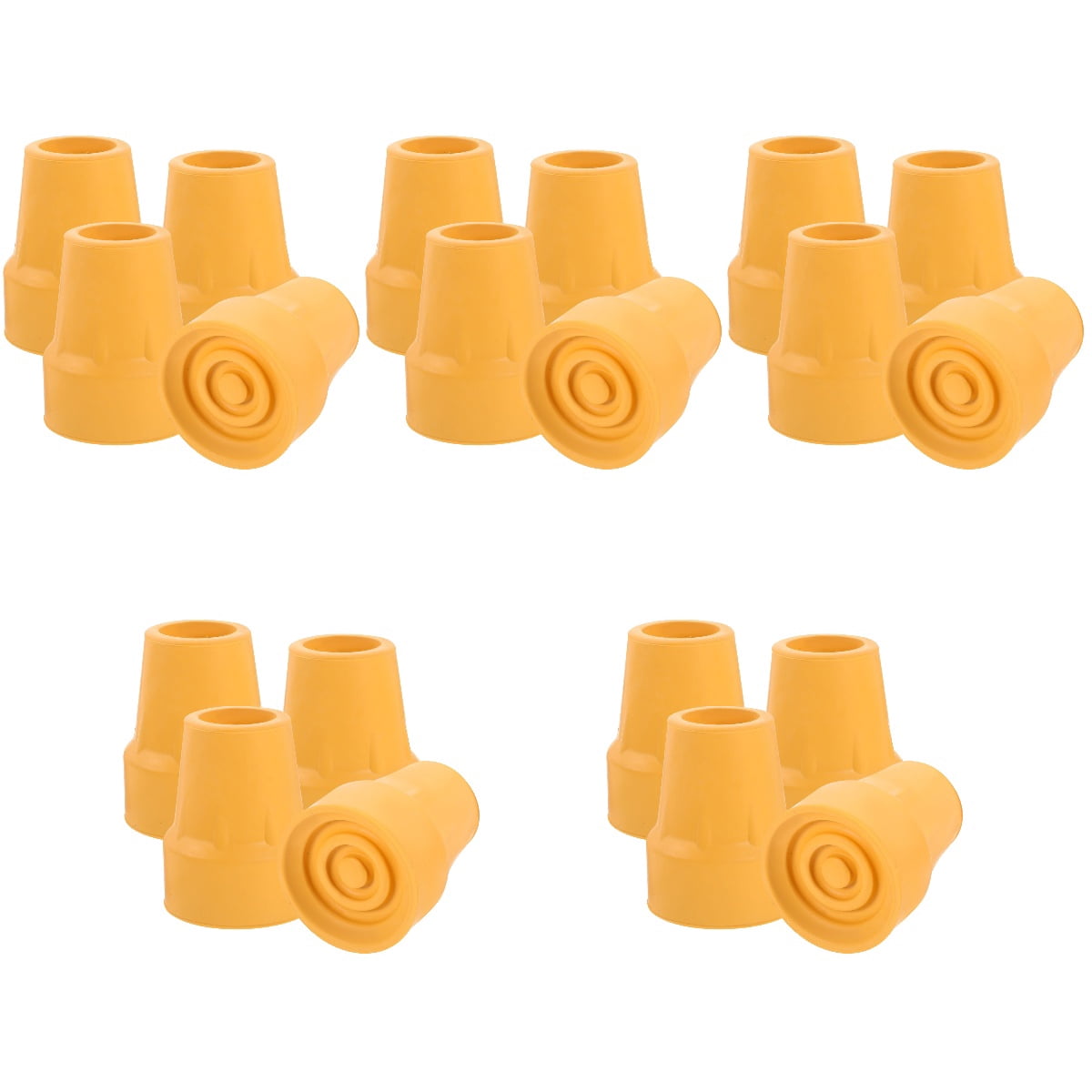 OUNONA 20 pcs Crutch Replacement Tips Walking Cane Tips Crutch ...