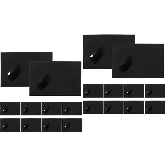 OUNONA 20 pcs  Paper Photo Frame Desktop Standing Photo Frame Blank Picture Holder for Crafting