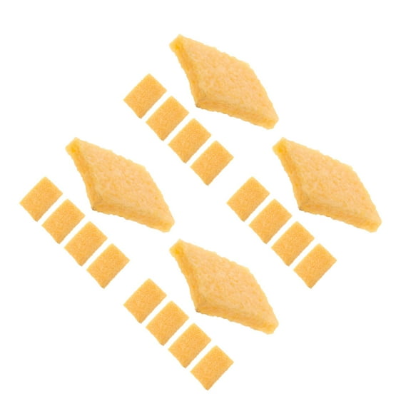 OUNONA 20 pcs Rubber Sandpaper Cleaner Skate Board Cleaner Block Grip Tape Cleaner Small Rubber Cleaner Block Skateboard Removers