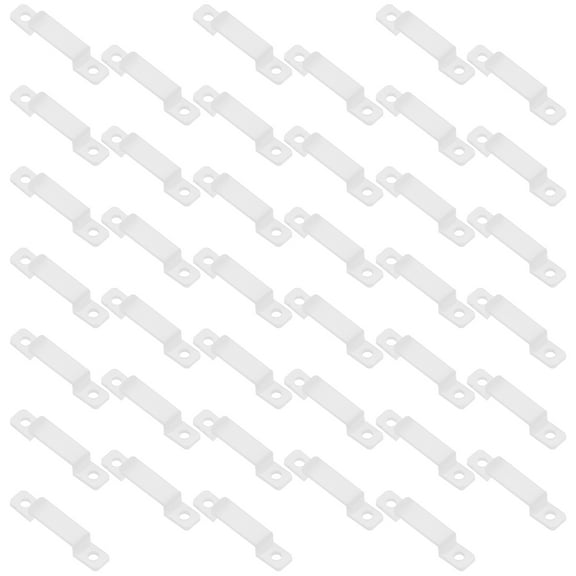 OUNONA 200 Pcs LED Strip Lights Silicone Fixed Clips Light Strips Fixing Holder