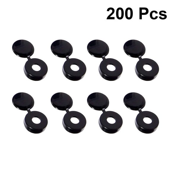 OUNONA  200 Pcs Tapping Hole Screw Protection Cover Joint Interface Cap