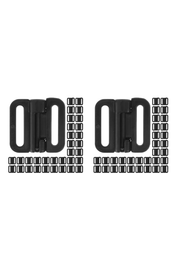 200 Sets Women Bra Front Clasps Plastic Buckles Front Closure Clasp Bra Front Closing Clasp Bra Accessories Replacement Part