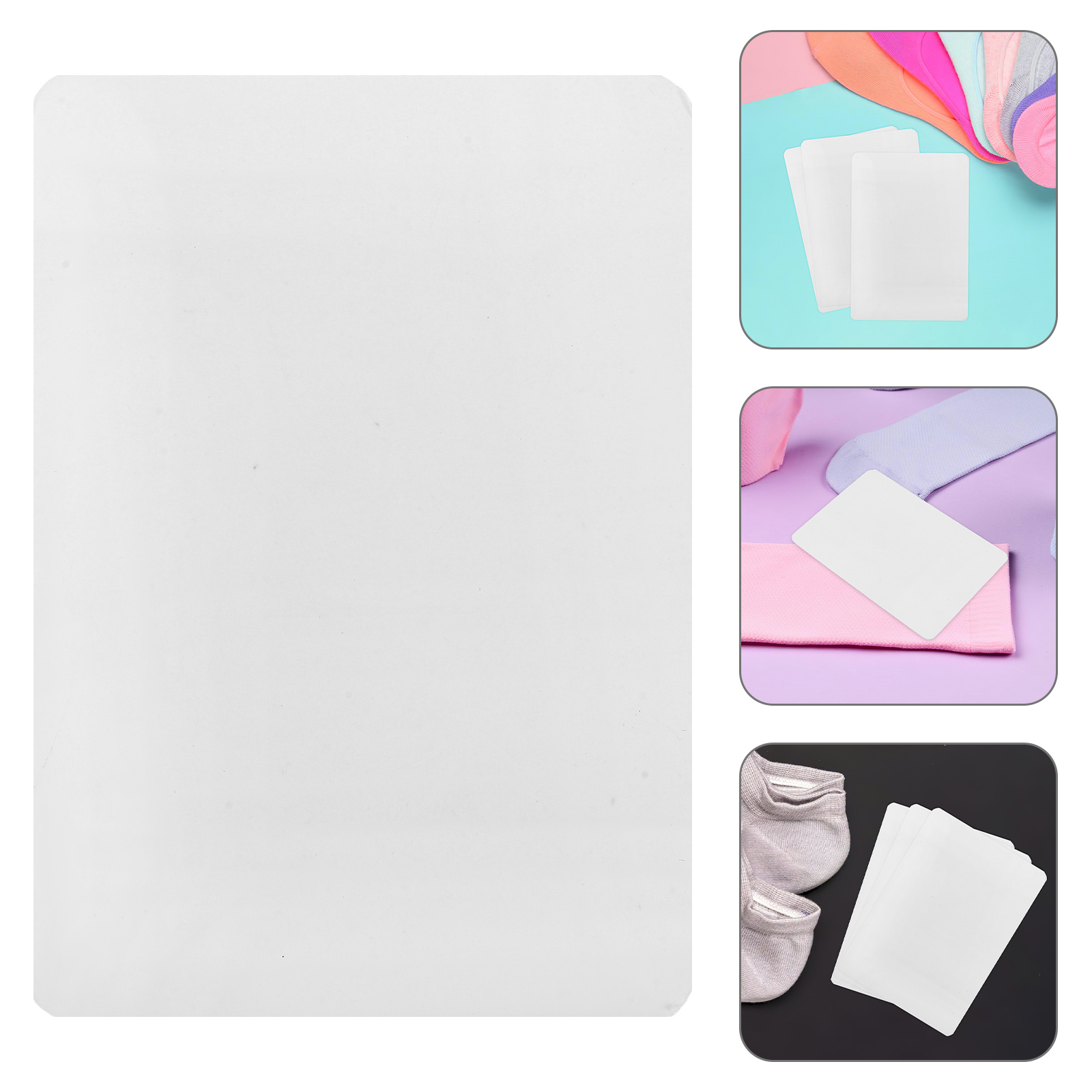 OUNONA 200PCS Cardboard Sock Display Cards Paperboard Sock Organizers ...