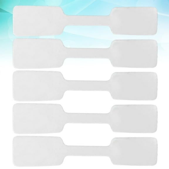 OUNONA 200Pcs Jewelry Tag Labels Selfadhesive Price Display Tags White for Jewelry Shop