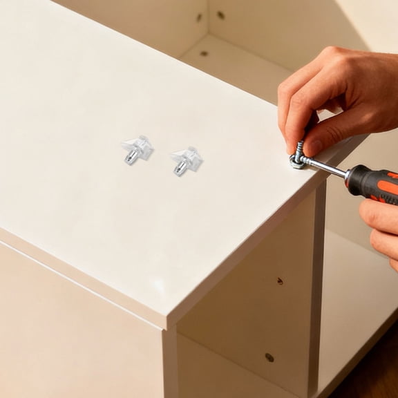 OUNONA 200Pcs Transparent Plastic Shelf Pins Heavy Duty Shelf Support Pegs for Cupboards and Bookcases