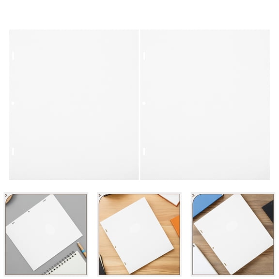 OUNONA 200Pcs White Animation Positioning Paper with Holes for Precise Peg Alignment and Professional Drawing