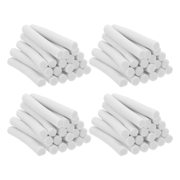 OUNONA 200Pcs White Pencil Eraser Rubber Refill for Mechanical Pencils Sketching Drawing