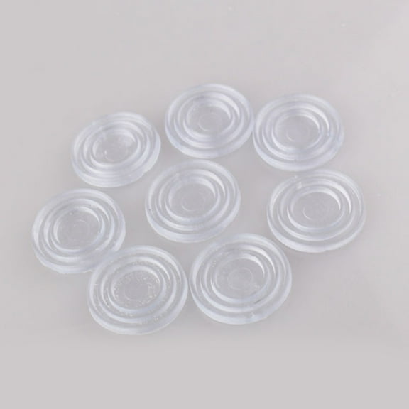 OUNONA 200pcs Clear Bumpers Furniture Protection Bumpers Cabinets Anti Slip Pads For Glass Table Top Noise Dampening And Surface Protection