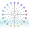 thumbnail image 1 of OUNONA Plum Blossom Patchwork Pins Easy to See and Use for DIY Sewing 200Pcs, 1 of 6