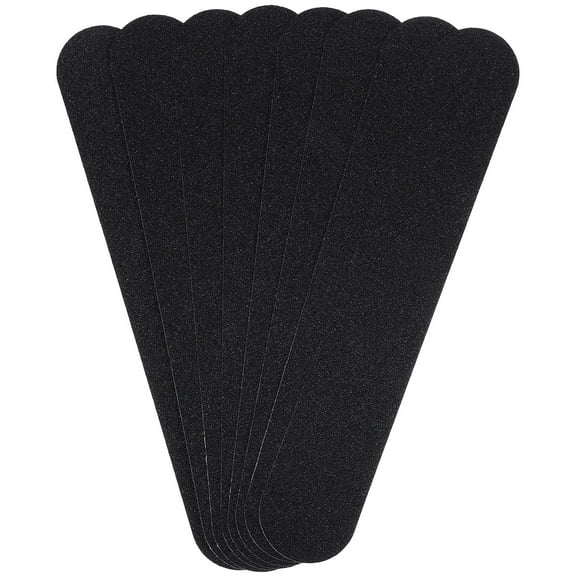 OUNONA 20Pcs Black Anti Slip Decking Strips Self Adhesive Non Skid Tape for Indoor and Outdoor Stairs