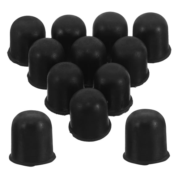OUNONA 20Pcs Black Shockproof PVC Pads for Roller Skate Accessories Improve Glide and Comfort