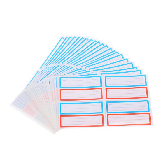 OUNONA 20Pcs Blank Address Stickers with Writing Lines Self Adhesive Labels for Mailing Envelopes and Packages