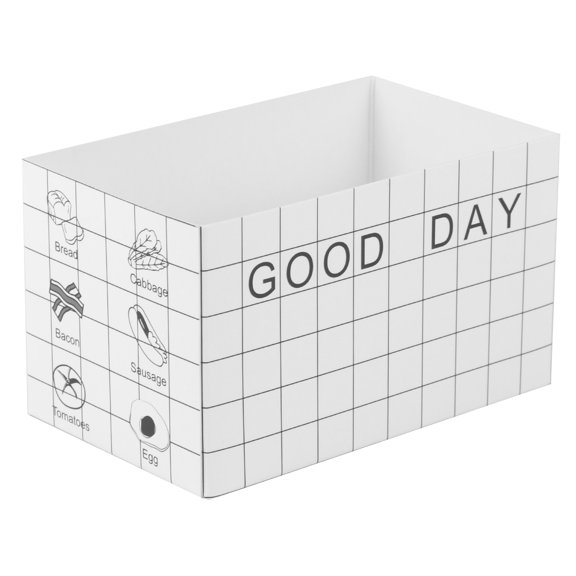 OUNONA Creative Design White Sandwich and Cake Boxes for Party Favors 20Pcs