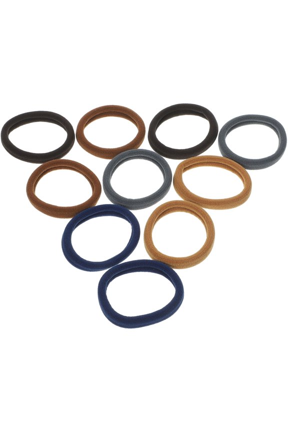 20Pcs Wool Fabric Hair Ties Vibrant Colors Elastic Ponytail Holders Choice