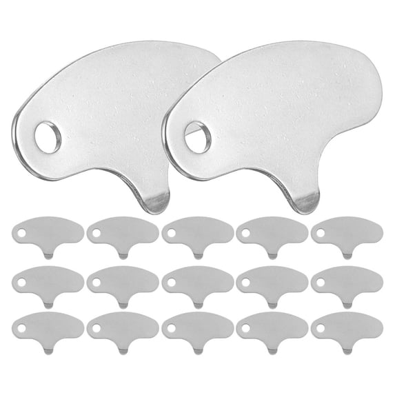 OUNONA 20Pcs Manual Stainless Steel Nut Sheller for Walnuts Hazelnuts Kitchen Tool