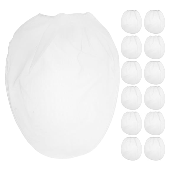 OUNONA 20Pcs White Polyester Fibre Paint Filter Bags Reusable Strainer for Oil Paint and Coatings