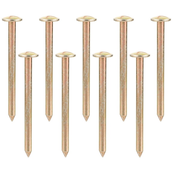OUNONA 20Pcs Outdoor Survey Stakes Galvanized Metal Ground Nails for Accurate Property Line Surveying