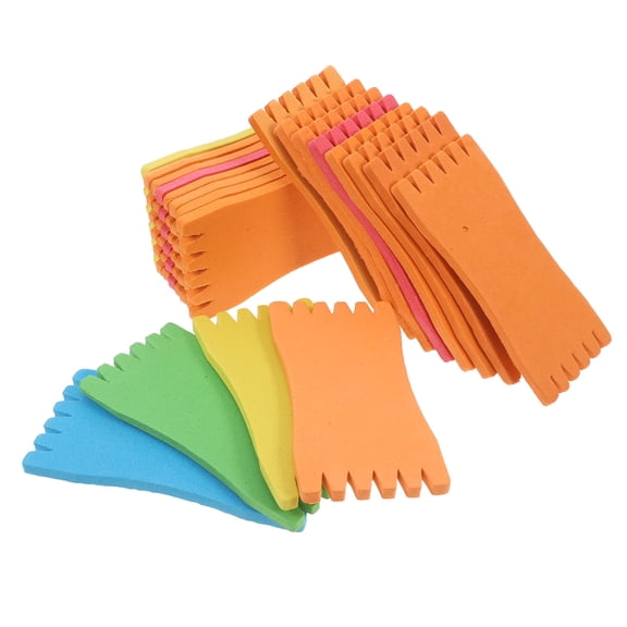 OUNONA Plastic Bobbins for Cross Stitch Assorted Color Durable and Organized 20Pcs
