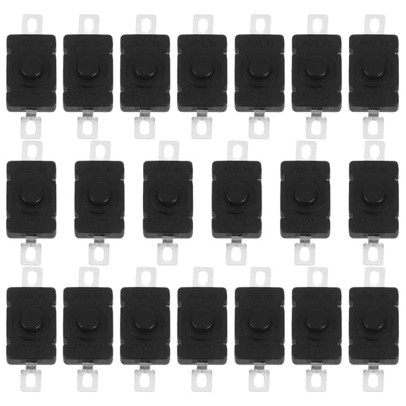 OUNONA 20Pcs Small Electrical Push Button Switch for DIY Electronics and Rc Car Power Management