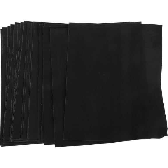 OUNONA 20Pcs Wet Dry Sandpaper Black Abrasive Sheets for Polishing and Grinding