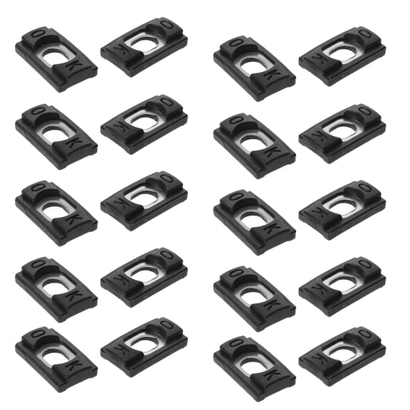 OUNONA 20Pcs Window Limiter Hardware Accessories for Sliding Doors with Broad Compatibility and Security