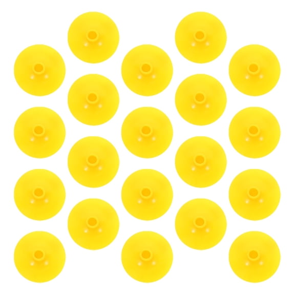 OUNONA 20Pcs Soft Tip Cup Arrow Yellow for Indoor Outdoor Practice
