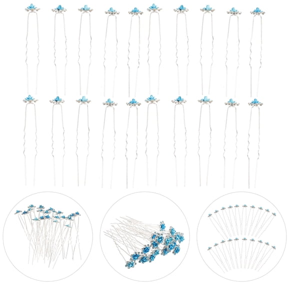 OUNONA Bridal Hair Clips 20-Pack Wedding Hair Accessories for Women Elegant Hair Pins and Decorations for Special Occasions