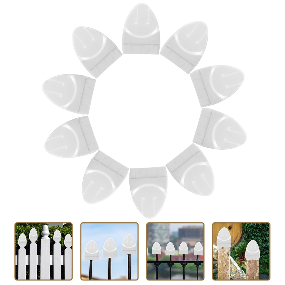 OUNONA 20pcs 2.08x1.57 Inch Post Caps Black Fence Post Caps Sturdy ...